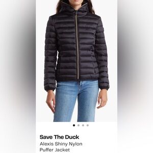 SAVE THE DUCK Alexis shiny nylon puffer jacket